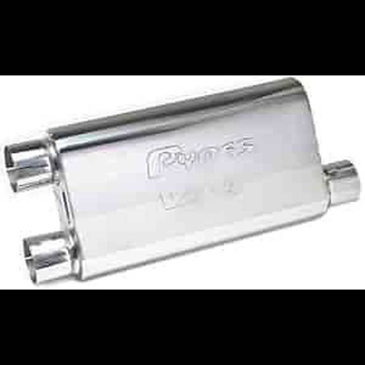 Violator Muffler 3" In / Dual 3" Out
