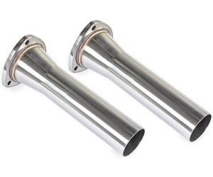 Polished Stainless Steel Collector Reducers Header Flange: 3.5"
