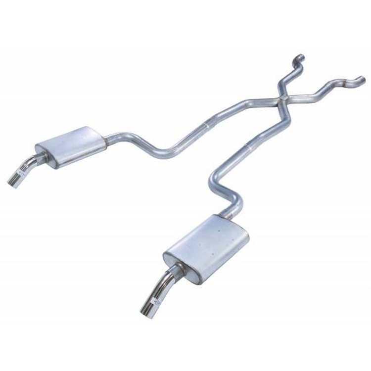 Race-Pro Crossmember-Back Exhaust System 1975-80 C3 Corvette