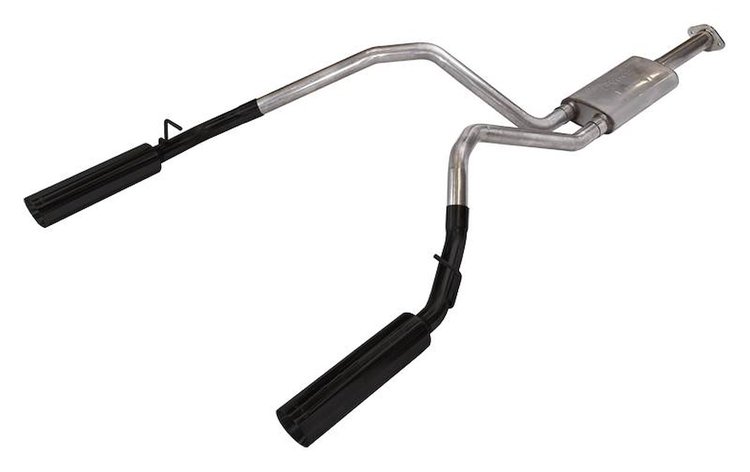 Pype Bomb Cat-Back Exhaust System Black Tips Dodge Ram 1500 5.7L