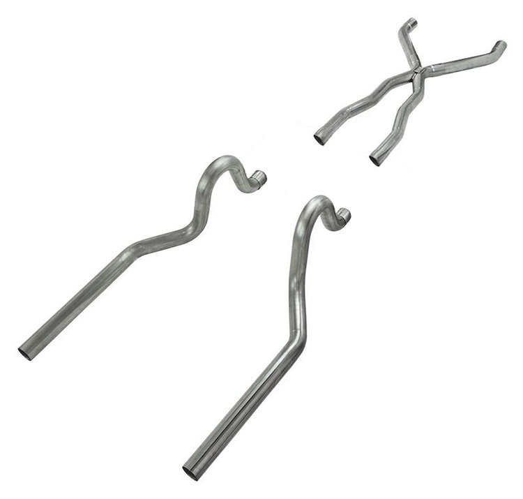 No-Muffler Crossmember-Back Exhaust System 1967-1970 Mercury Cougar