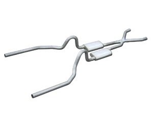 Street-Pro Crossmember-Back Exhaust System 1971-73 Mustang