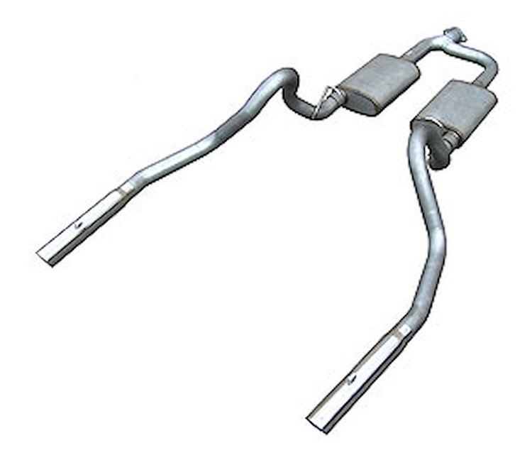 Street-Pro Converter-Back Exhaust System 1998-2004 Mustang V6