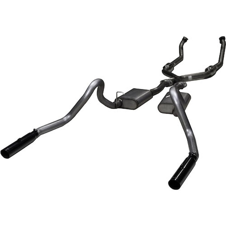 Street-Pro True-Dual Exhaust System 1998-04 Mustang V6