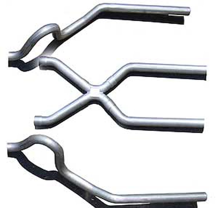 No-Muffler Exhaust System 1970-71 GTO
