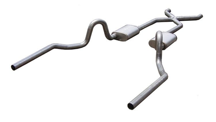 Street-Pro Crossmember-Back Exhaust System 1970-71 GTO
