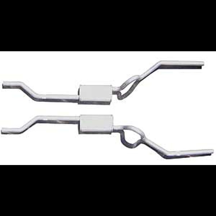 Race-Pro Crossmember-Back Exhaust System 1964-72 GM A Body