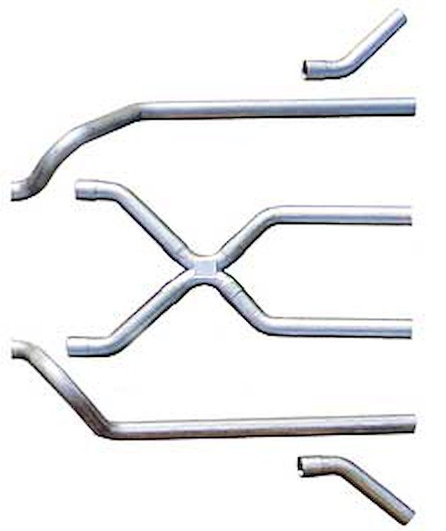 No-Muffler Exhaust System 1955-57 Chevy