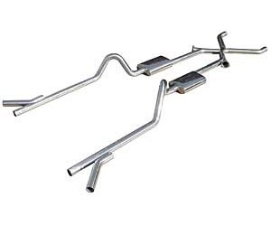 Race-Pro Crossmember-Back Exhaust System 1955-57 Chevy Wagon