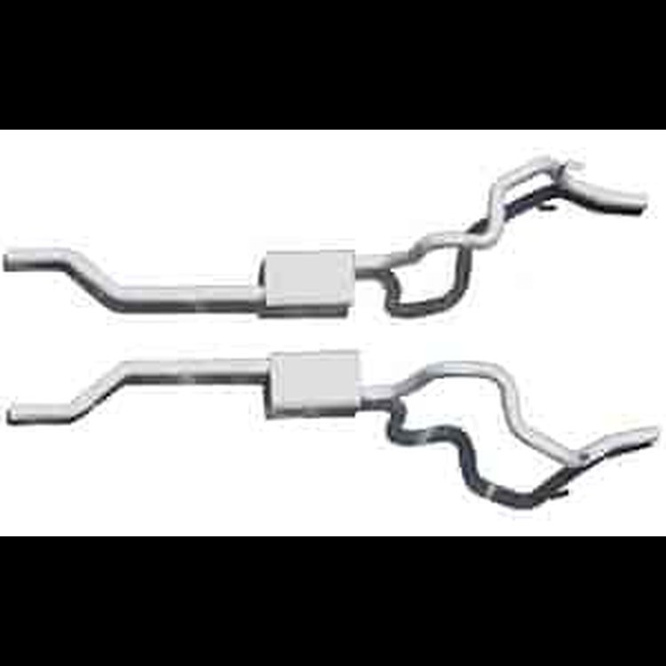 EXH SYSTEM 70-81 2.5-in w/o X no mufflers