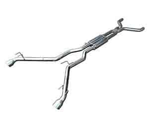 Cat-Back Mid-Muffler Exhaust System 2010-13 Camaro V6 3.6L