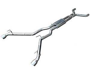 Mid-Muffler Exhaust System 2010-13 Camaro V6