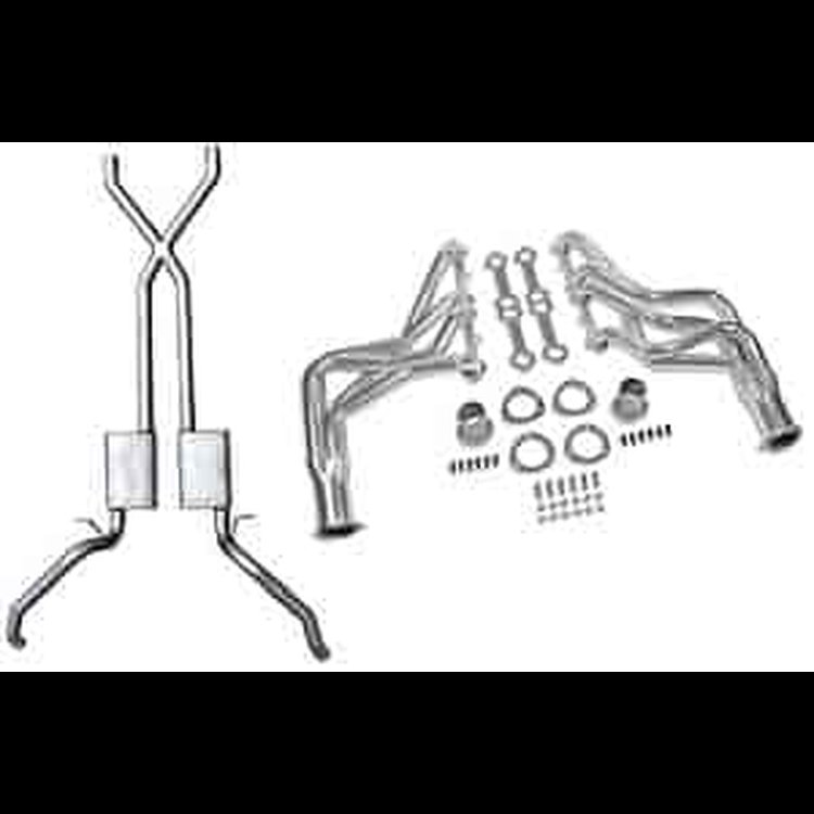 Street-Pro Crossmember-Back Exhaust with Headers 1967-69 GM F-Body with Small Block Chevy
