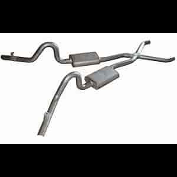 Race-Pro Crossmember-Back Exhaust System 1978-88 GM G-Body