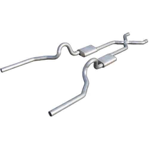 Crossmember Back w/X-Pipe Exhaust System