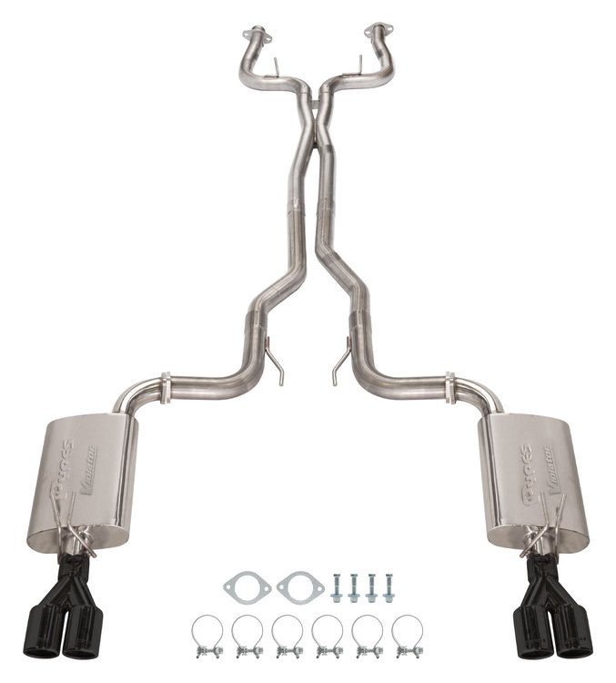PONT G8 CAT BACK BLK TIPS