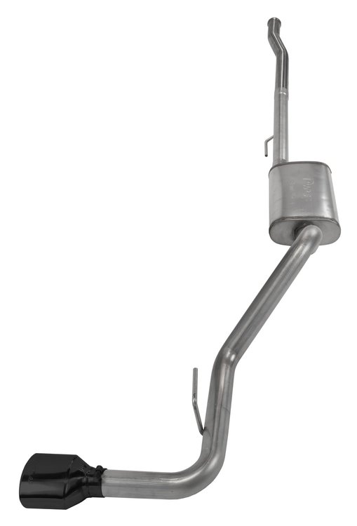 SJJ50SB Cat-Back Exhaust System with Street Pro Muffler Fits Select Jeep Gladiator JT with 3.6L Engine [Black Tip]