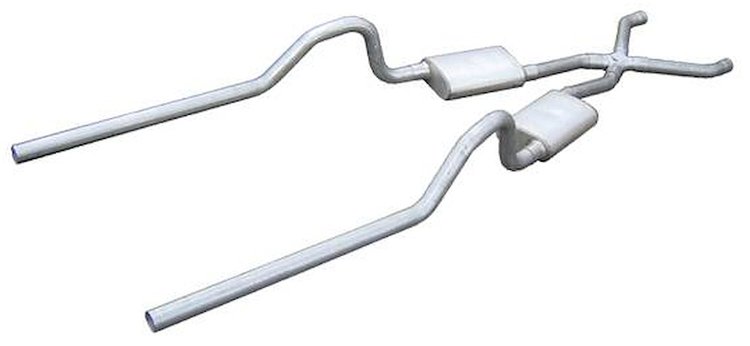 No-Muffler Exhaust System 1966-74 Mopar B-Body