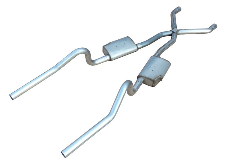 Street-Pro Crossmember-Back Exhaust System 1970-74 E-Body