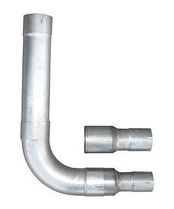 Single Diesel Truck Stack Kit 409 Stainless 5" Tubing