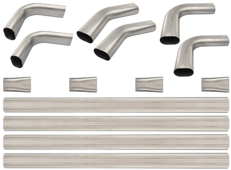 SVV43 Universal Builders System Kit Oval 3.5 in. x 2.25 in. 304 Stainless Tubing