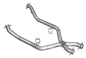 2.5" Off-Road X-Pipe 1986-95 Mustang V8