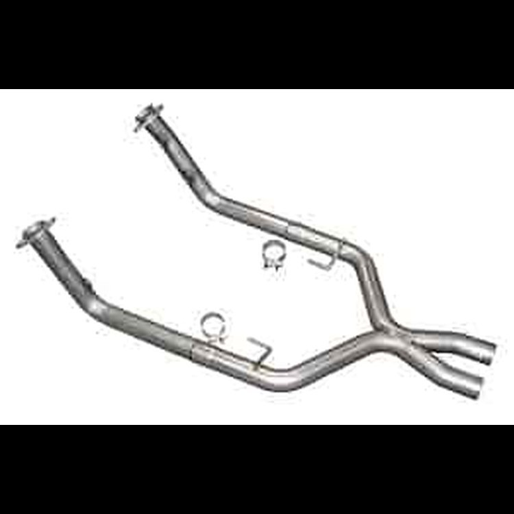 2.5" Off-Road X-Pipe 2005-10 Mustang V8