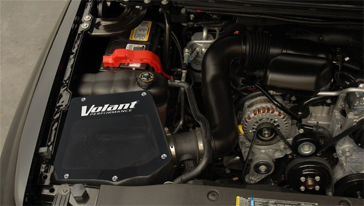Closed Box Cold Air Intake Kit with Pro 5 Oiled Filter for 2007-2008 Chevy Silverado/GMC Sierra 1500 4.3L V6 [Black]