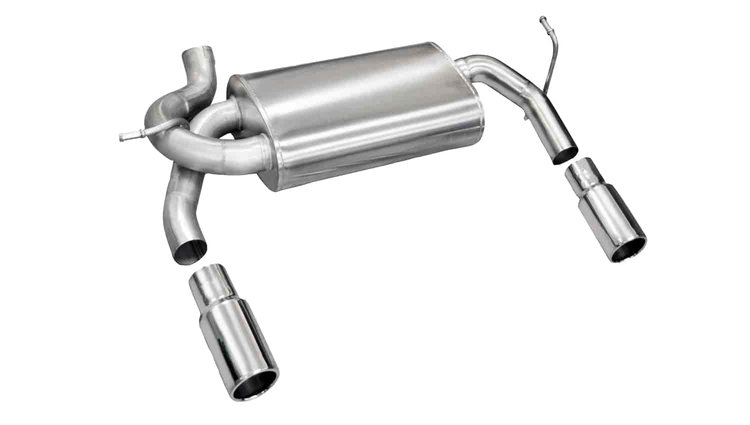 Axle-Back Exhaust System 2007-2017 Jeep Wrangler JK