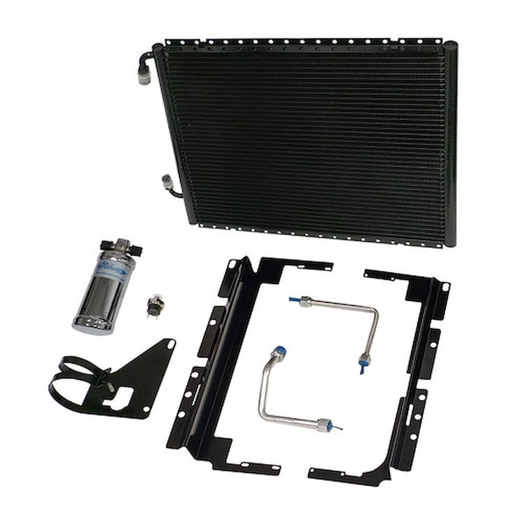025711 SureFit Condenser Kit with Chrome Drier Fits Select 1955-1957 Chevrolet Full-Size Models w/V8 Position