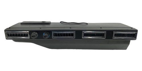 113011 Slimline Cool Under Dash Evaporator with Chrome Trim Louvers