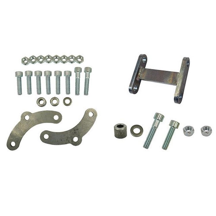 141818 Sanden/R-4 Multi-Groove Conversion Bracket with Adapter Bracket for Tall Valve Covers