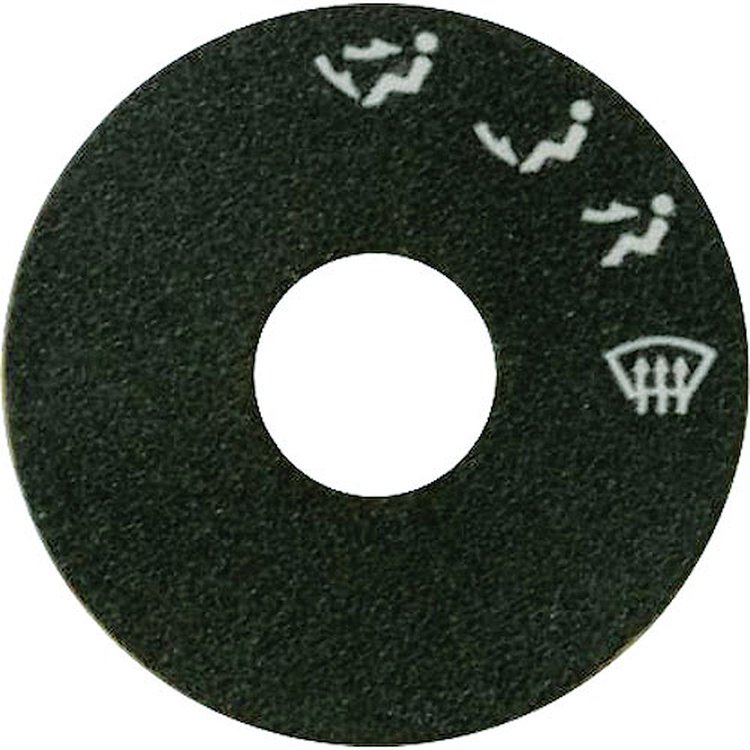 Air Flow Selector Knob Decal