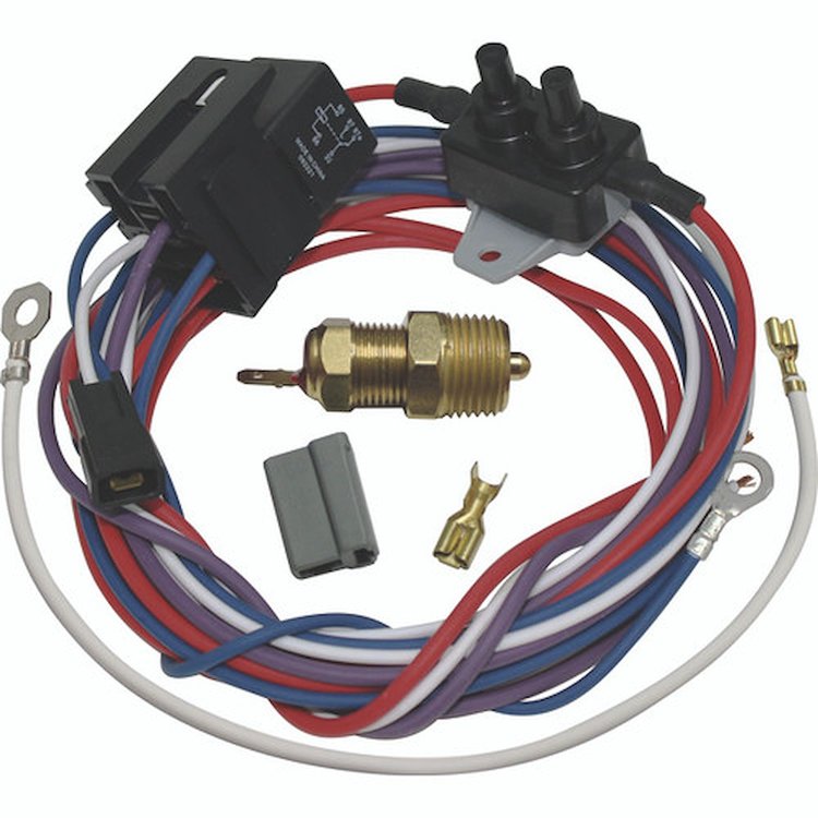 241900 Electric Fan Thermostat Kit with Heavy Duty Wiring 190 Degree Switch Kit