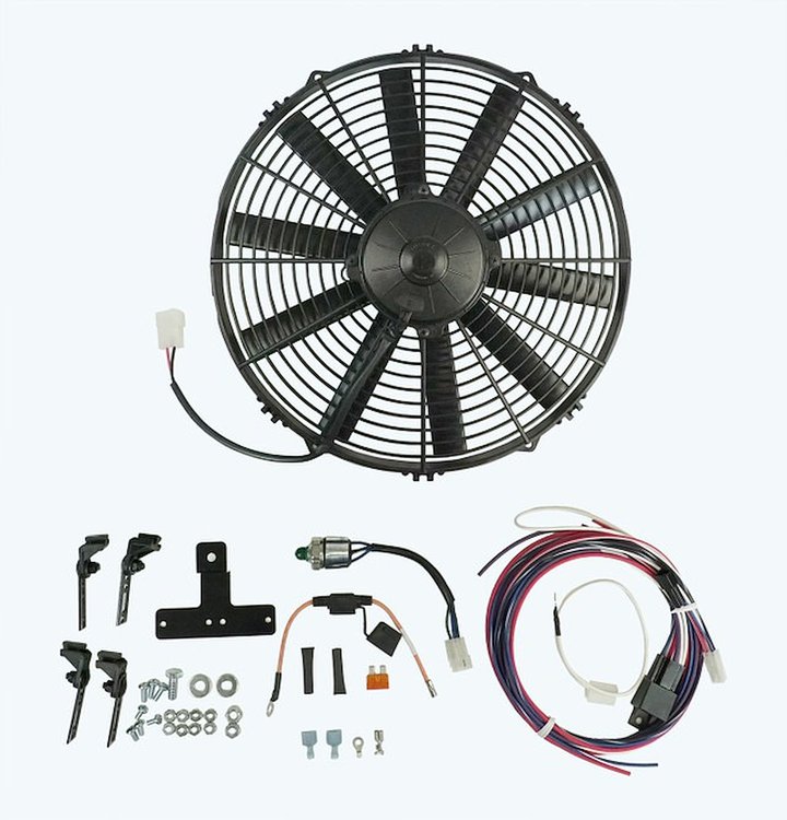 30266-CCA Auxiliary Electric Condenser Fan Kit for 1963-1967 Chevrolet Corvette