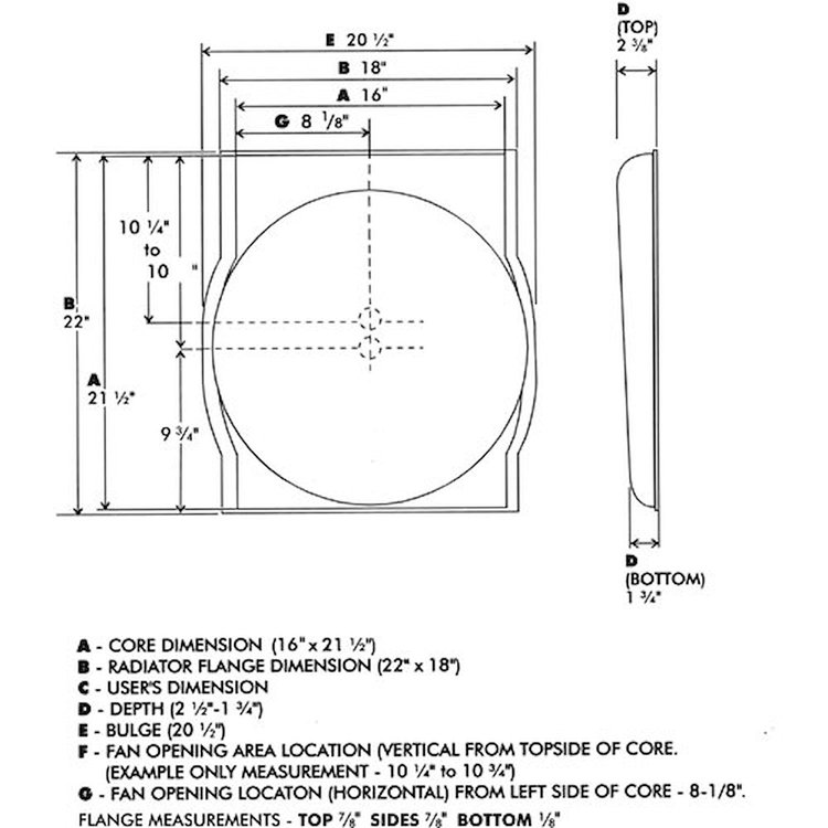 Multiple Model Fan Shroud