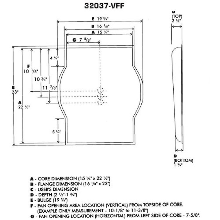 1937-1939 Ford Standard Fan Shroud
