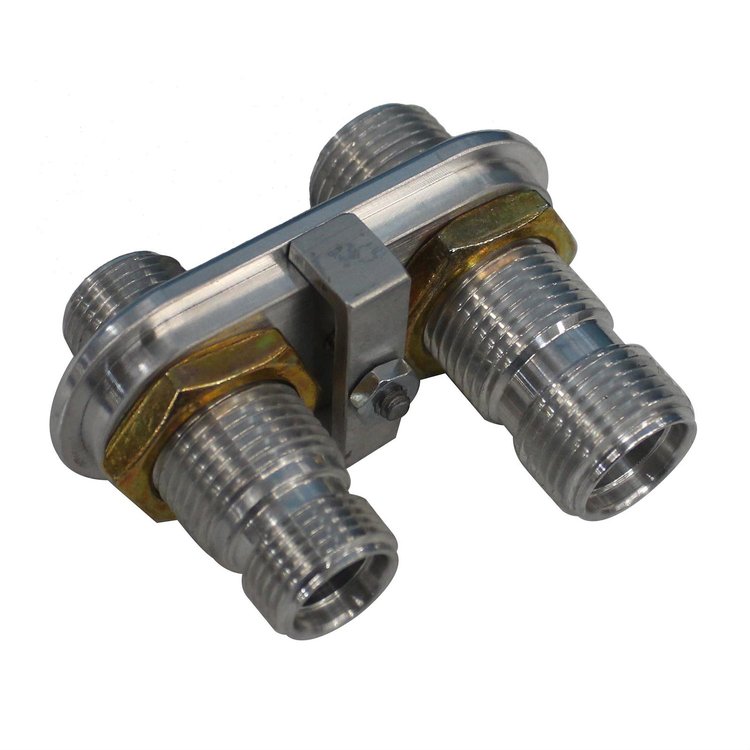 2-WAY BULKHEAD 8-10 MALE ORING