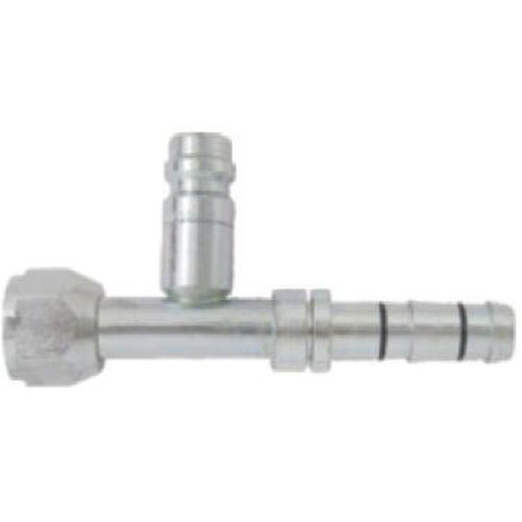 E-Z Clip Hose End Fitting With Service Port