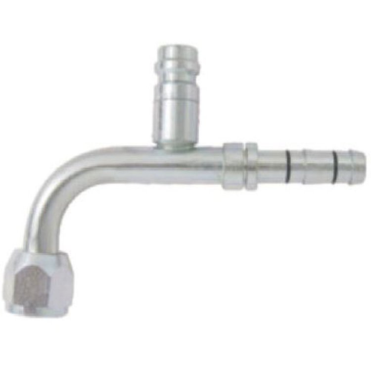E-Z Clip Hose End Fitting With Service Port