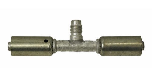 348291 Beadlock Splicer Reduced Barrier Hose Fitting with Safety Switch Port [w/Safety Switch Port, #6]