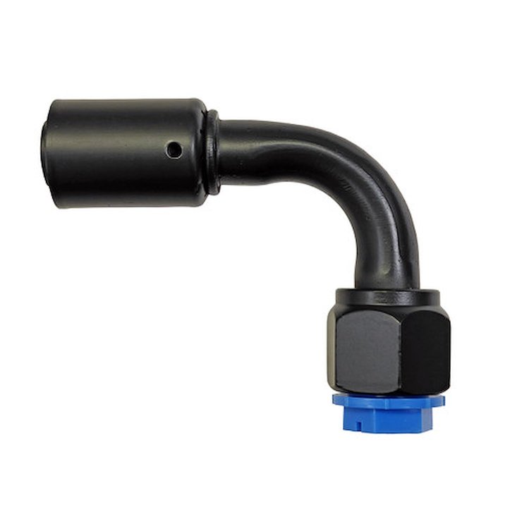 355008 Standard Beadlock Black Heater Fitting for 0.625 in. Hose [90-Degree, #10]