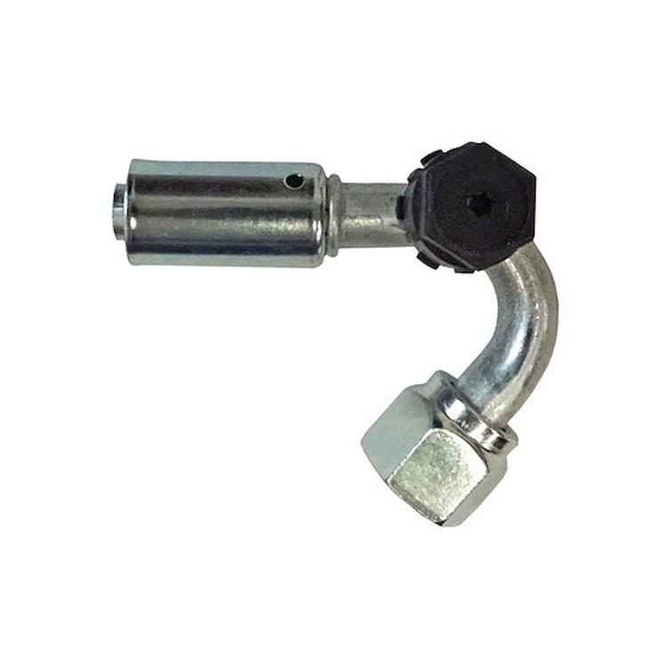 355420 Beadlock Reduced Barrier Hose O-Ring Fitting [135-Degree w/Right-Hand Service Port, #8]