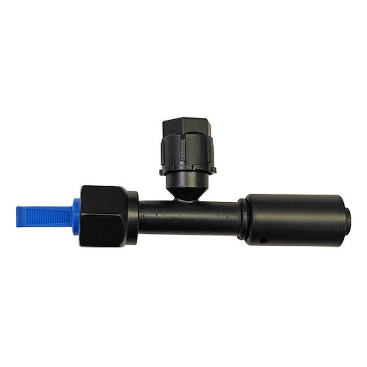 356120 Beadlock Reduced Barrier Hose Black O-Ring Fitting [Straight w/Service Port, #8]