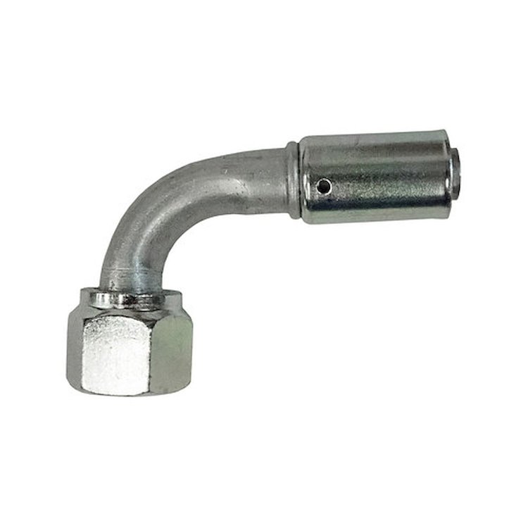 358330 Beadlock Reduced Barrier Hose O-Ring Fitting [90-Degree, #10]