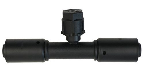 359270 Beadlock Reduced Barrier Hose Black O-Ring Fitting [In-Line w/Service Port, #10]