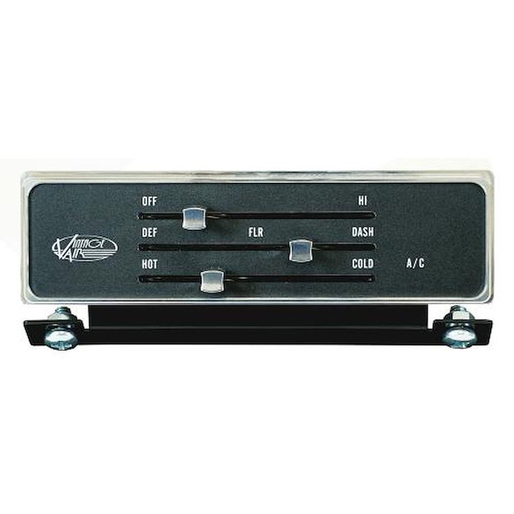473080 Gen IV & Gen 5 SureFit Control Panel for 1967-1972 Chevrolet & GMC Trucks, Machined Aluminum