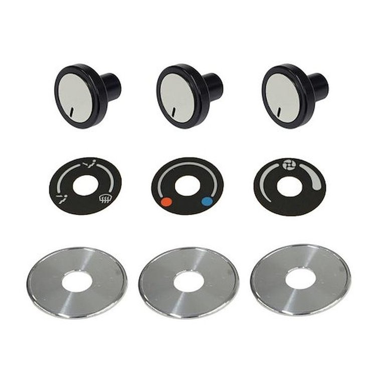 474159 SureFit Control Panel Knob Upgrade Kit for 1966-1977 Ford Bronco