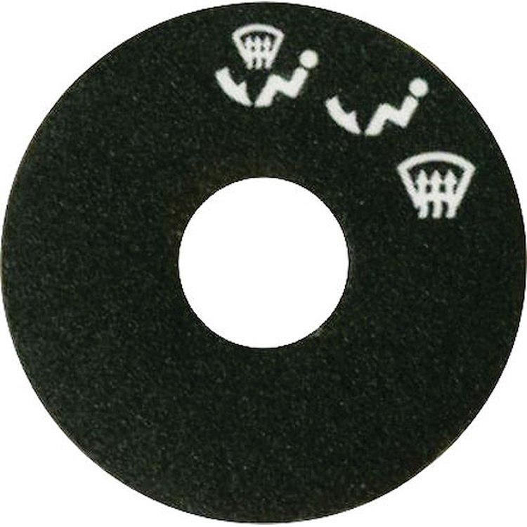 Heat/Defrost Mode Knob Decal