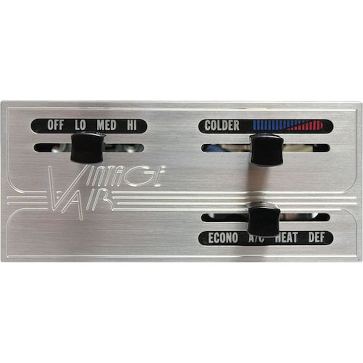 49120-VUQ ProLine Control Panel for Vacuum Controlled Systems, Brushed Aluminum